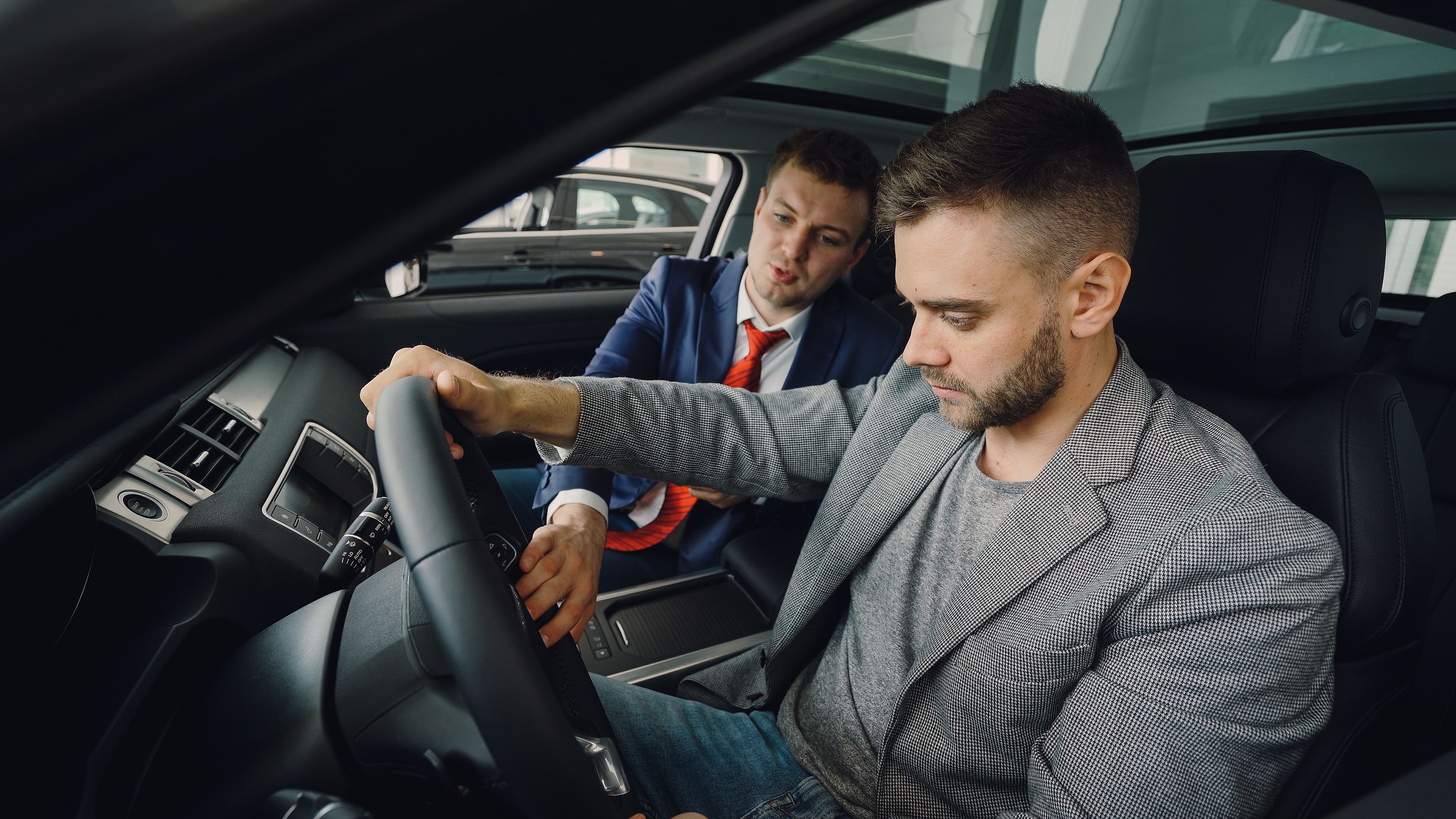 SUV secured through car finder service